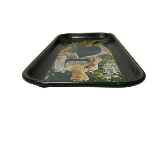 Vintage Coca-Cola Tin Tray 1921 Autumn Girl Coke Advertising Rereleased 1973 - Picture 7 of 10
